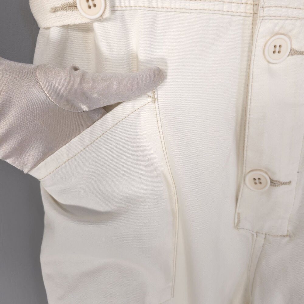 PISTOLA Women's Jumpsuit SMALL Ivory Short Sleeve Button Front P1950SOL-ATW - Picture 11 of 16
